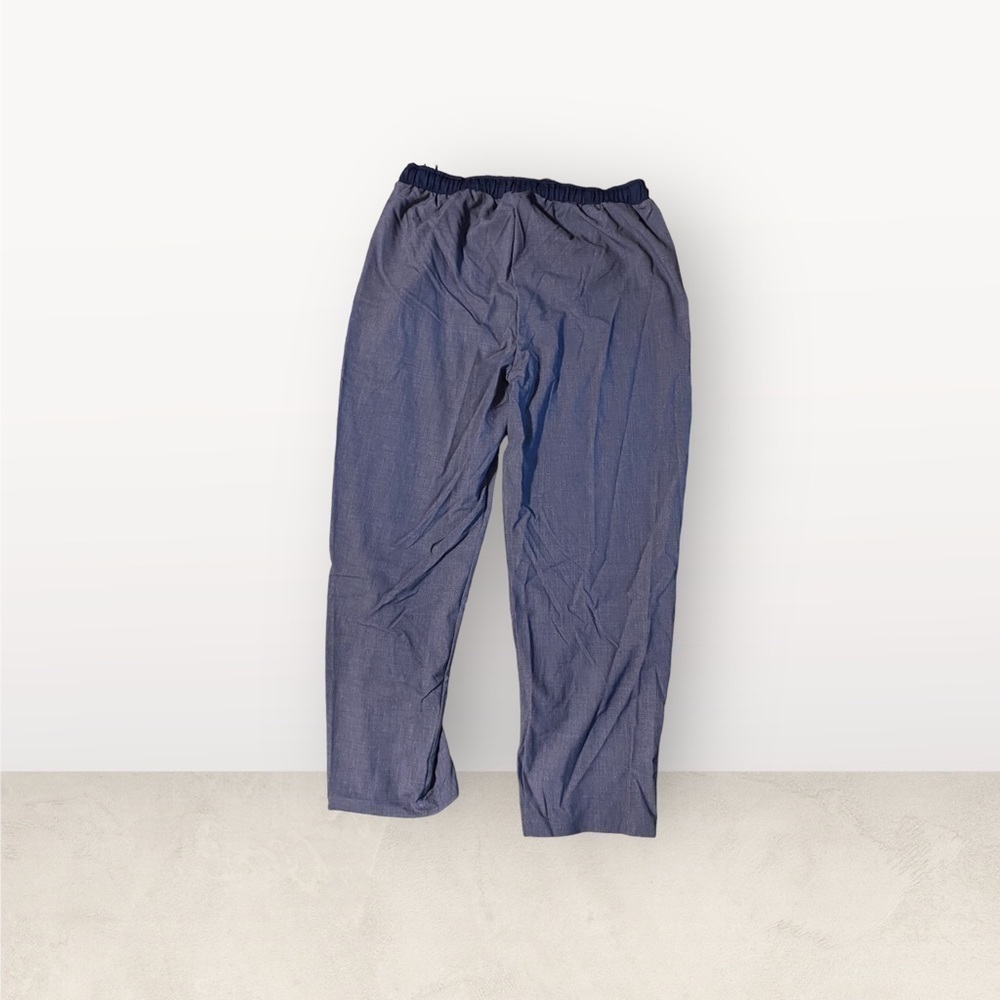 NWT Cuddl Duds Women's Scrubs Classic  Size XL Navy Heather Antimicrobial Agian - Picture 12 of 13